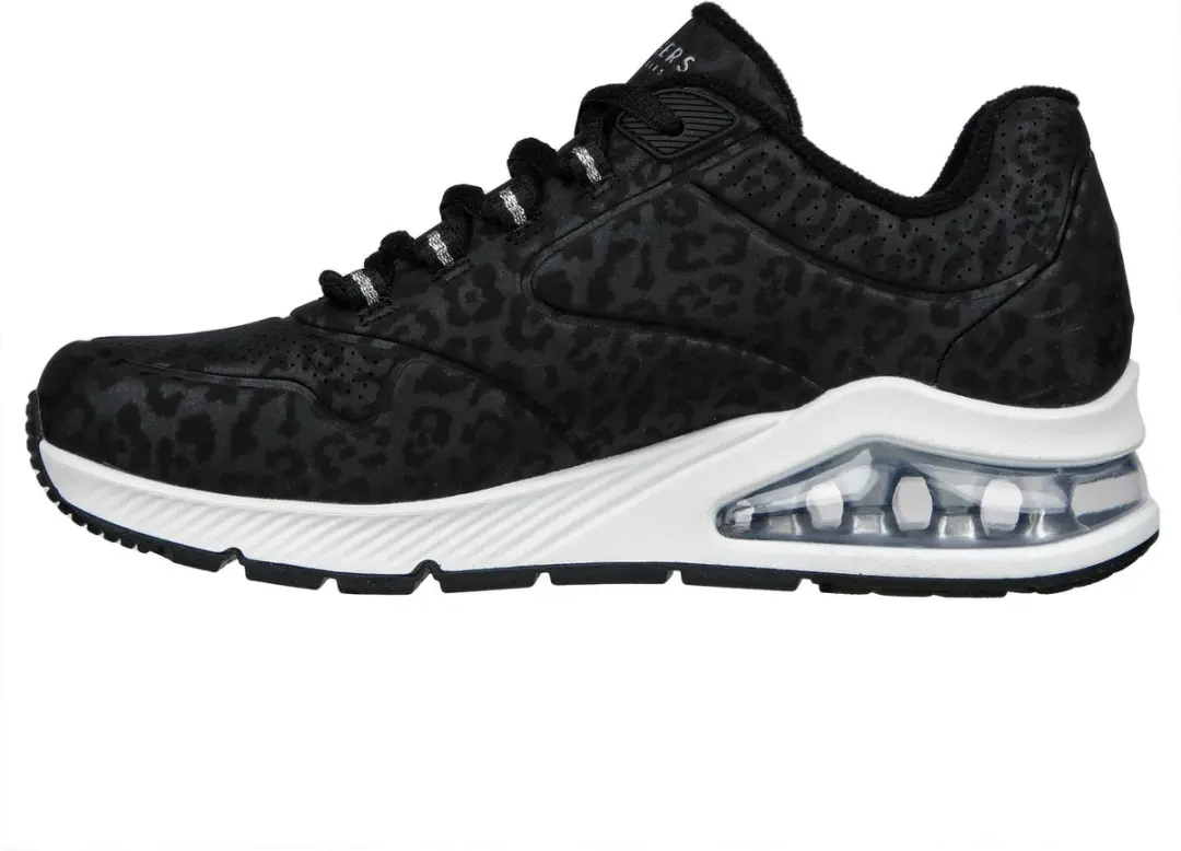 Skechers Uno 2 In-Kat-Neato Dames Sneakers - Zwart - afbeelding 3 van 6