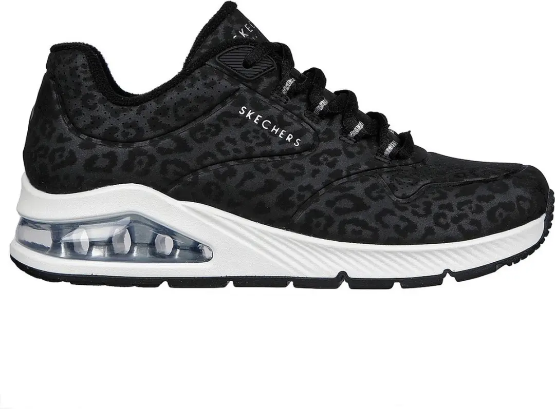 Skechers Uno 2 In-Kat-Neato Dames Sneakers - Zwart - afbeelding 2 van 6