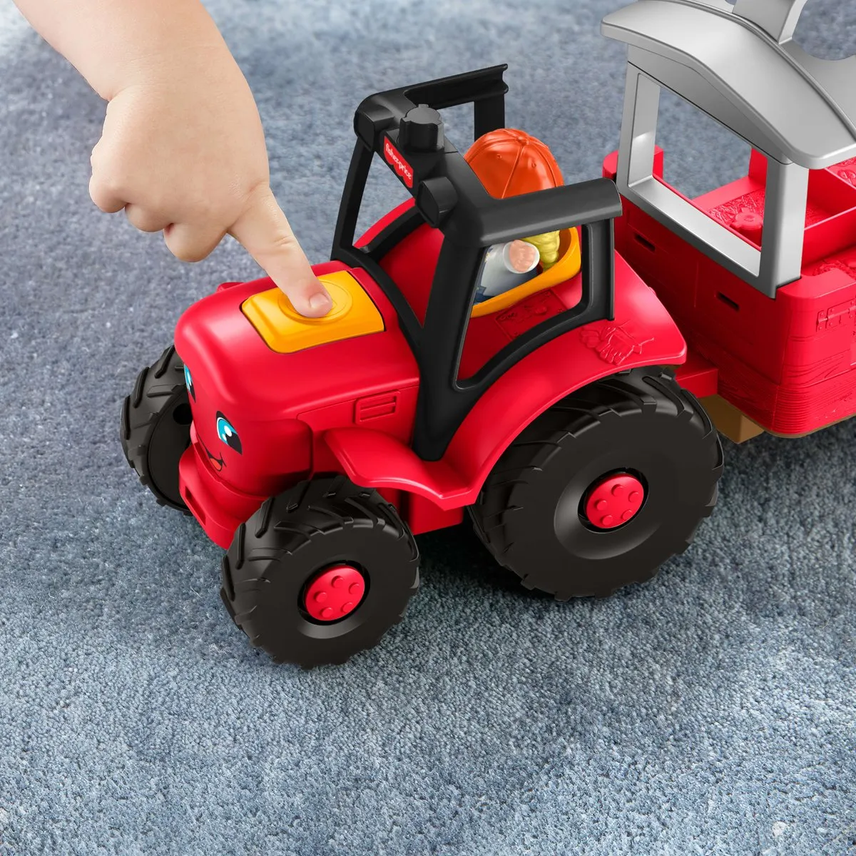 Fisher-Price Little People Dierenverzorgingsboerderij Tractor - Multicolor