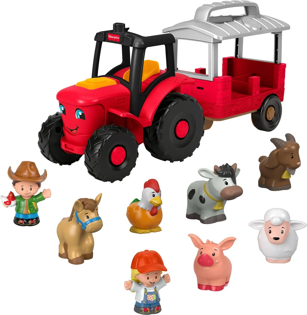 Fisher-Price Little People Dierenverzorgingsboerderij Tractor
