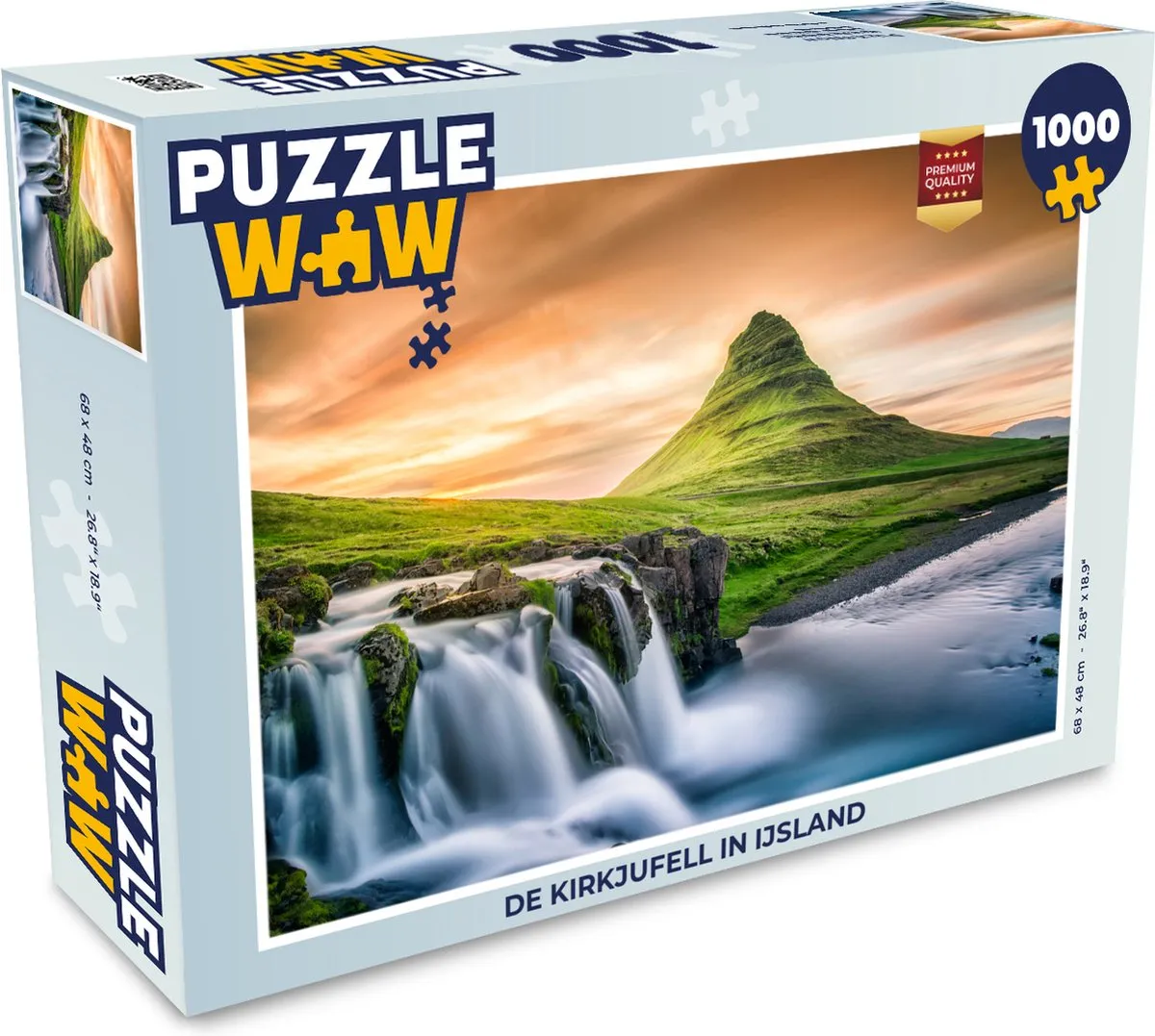 PuzzleWow Kirkjufell IJsland Legpuzzel 1000 Stuks