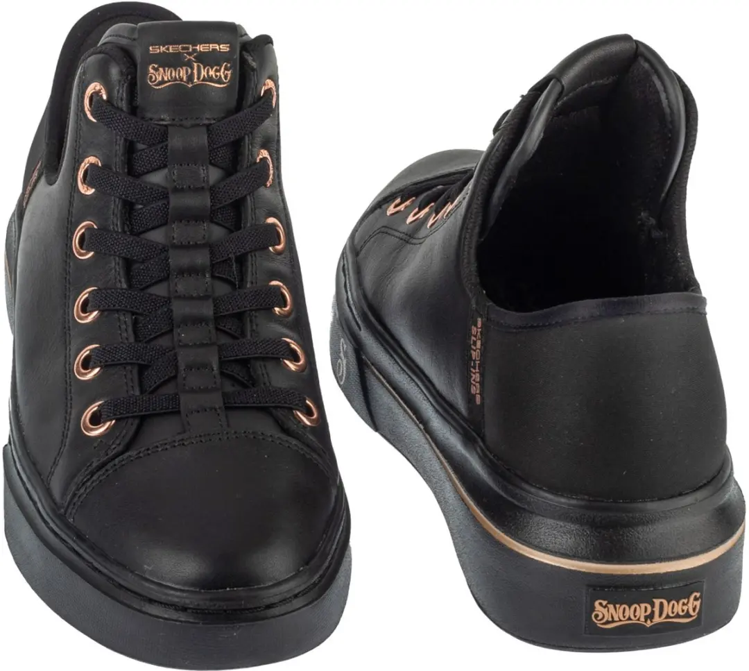Skechers Slip-Ins Snoop One OG Leather Sneakers 186001-BBK - Zwart