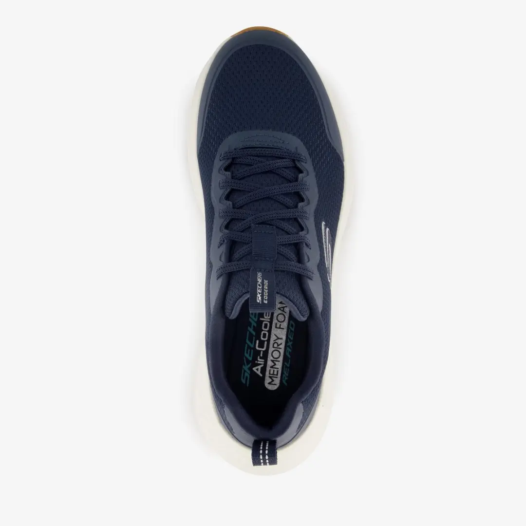 Skechers Edgeride Heren Sneakers - Blauw - afbeelding 4 van 6