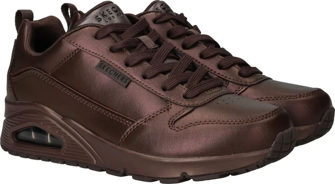 Skechers Uno Galactic Gal Dames Sneakers - Chocolate - afbeelding 2 van 6