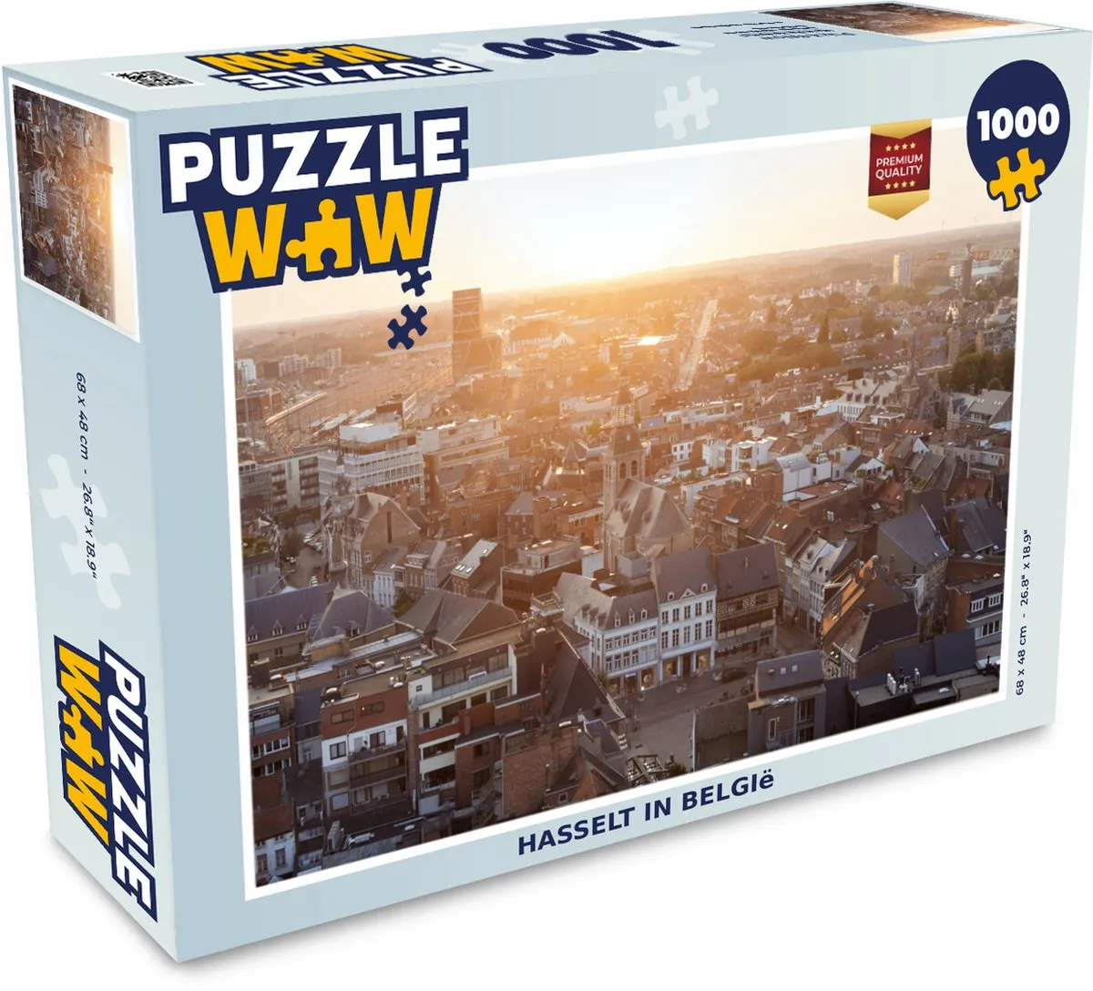 PuzzleWow Legpuzzel Hasselt 1000 Stuks