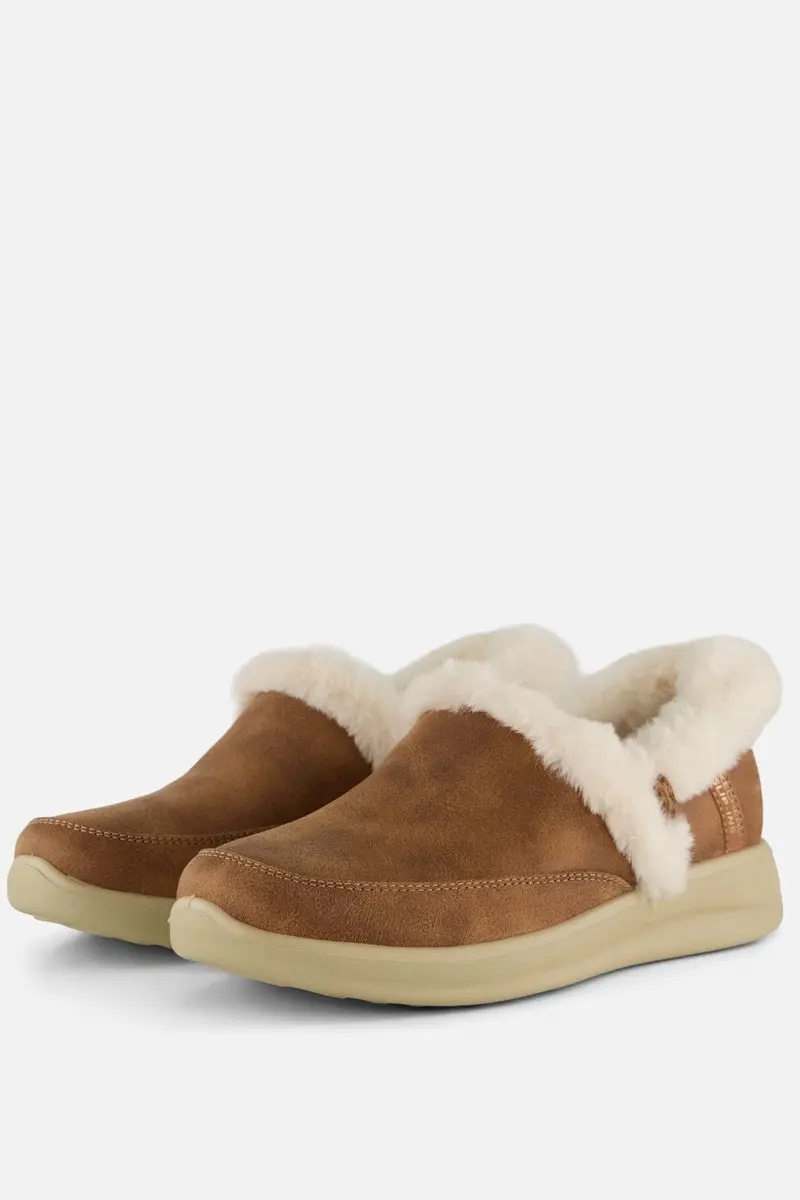 Skechers Cozy Escape Dames Sloffen 38 - Chestnut