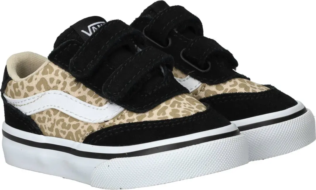 Vans Brooklyn LS V Junior Sneakers - 26 - Zwart/Lichtbruin