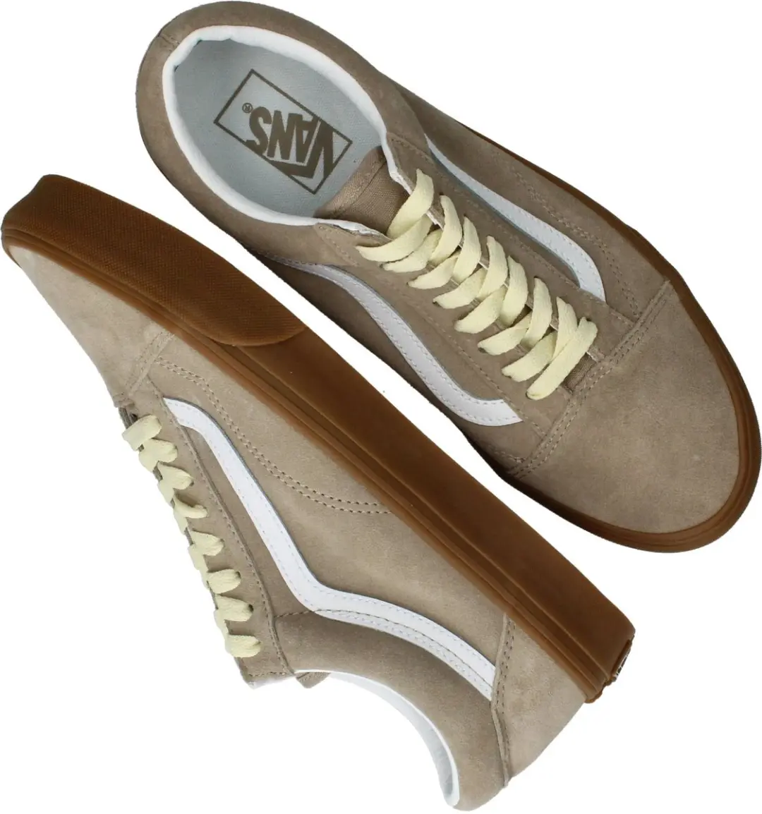 Vans Old Skool Gum Aluminum Lage Sneakers 42