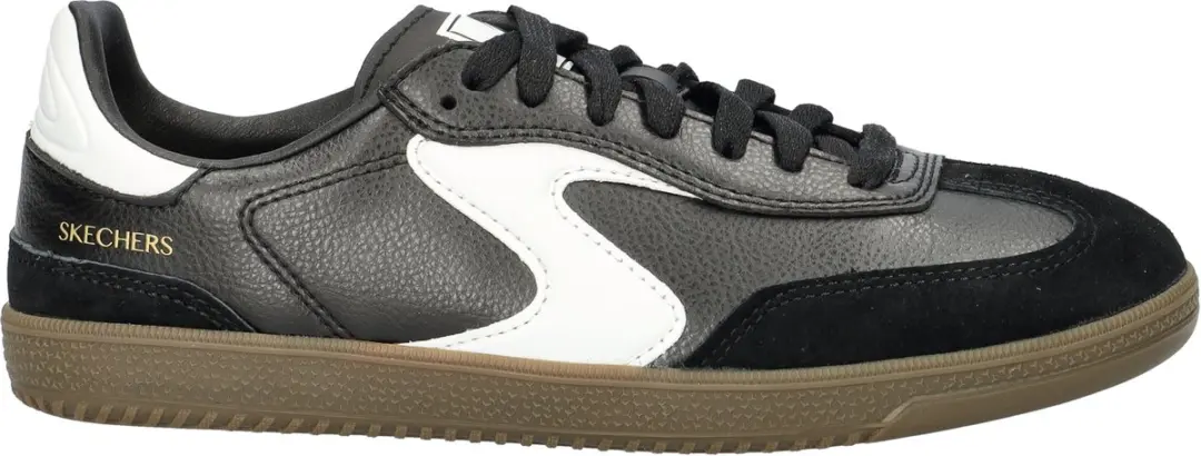 Skechers Hotshot Kick-off Dames Sneakers - Zwart/Wit