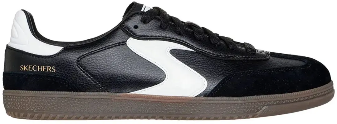 Skechers Hotshot Kick-off Dames Sneakers - Zwart/Wit