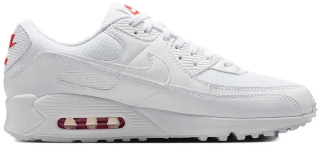 Nike Air Max 90 Sneakers - Wit Light Crimson - afbeelding 3 van 6