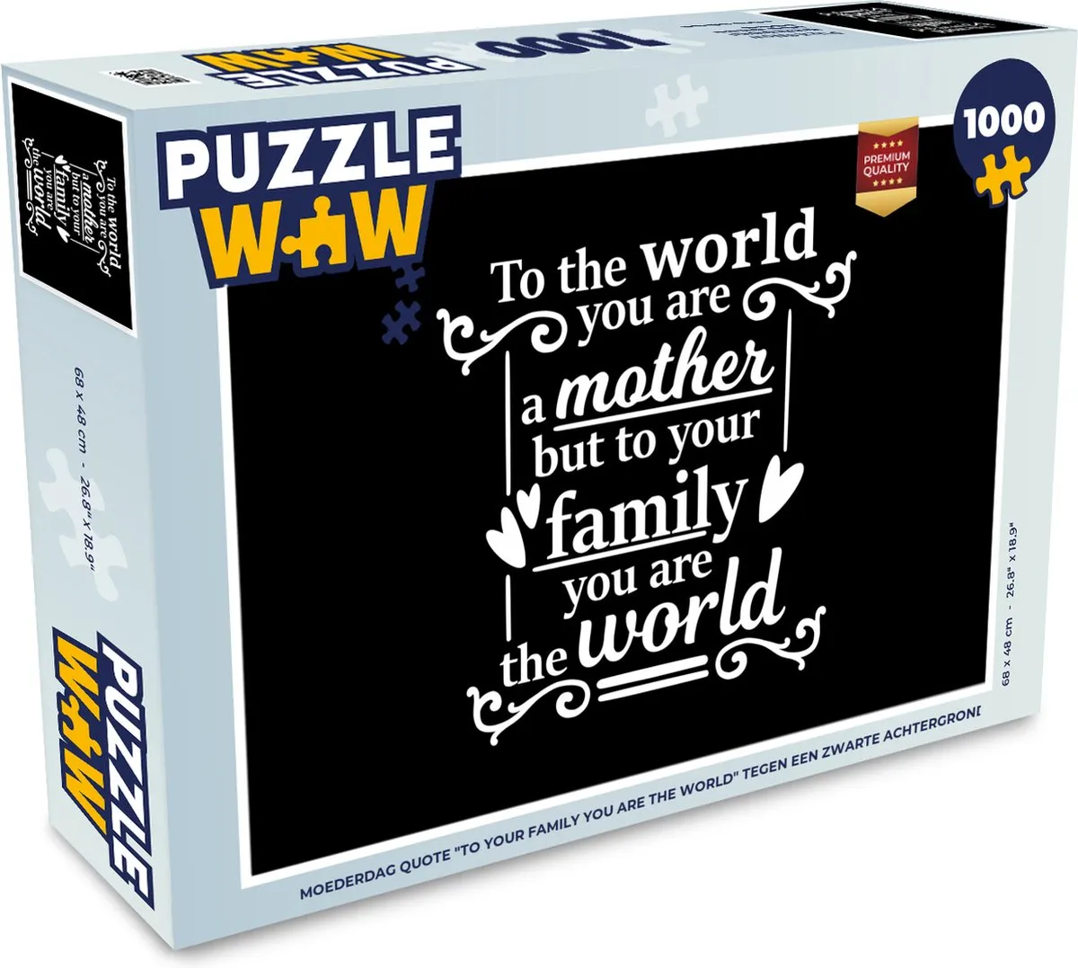 PuzzleWow Legpuzzel 1000 Stuks