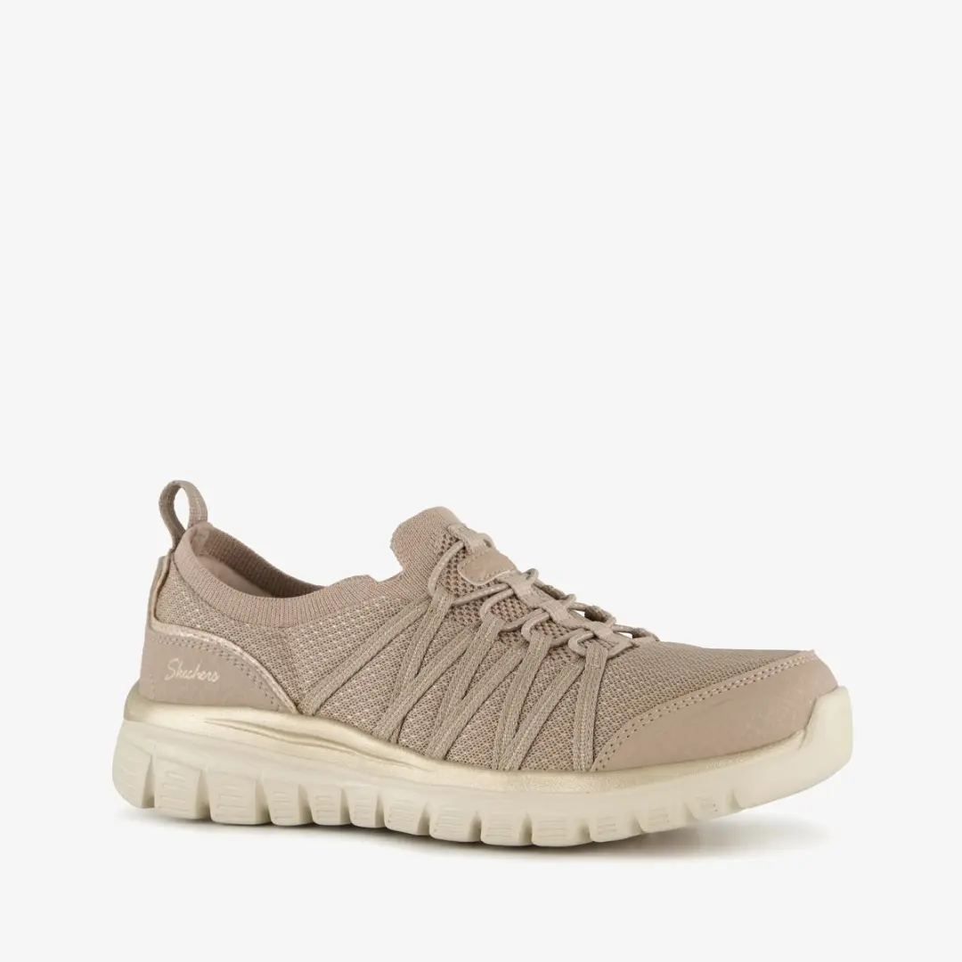 Skechers Graceful Purecrush Dames Sneakers - Beige