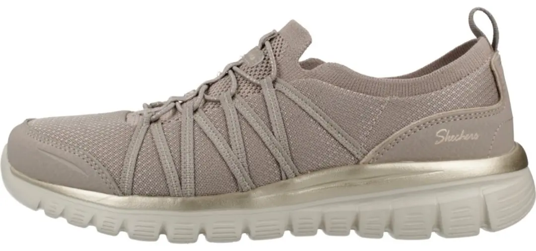 Skechers Graceful Purecrush Dames Sneakers - Beige