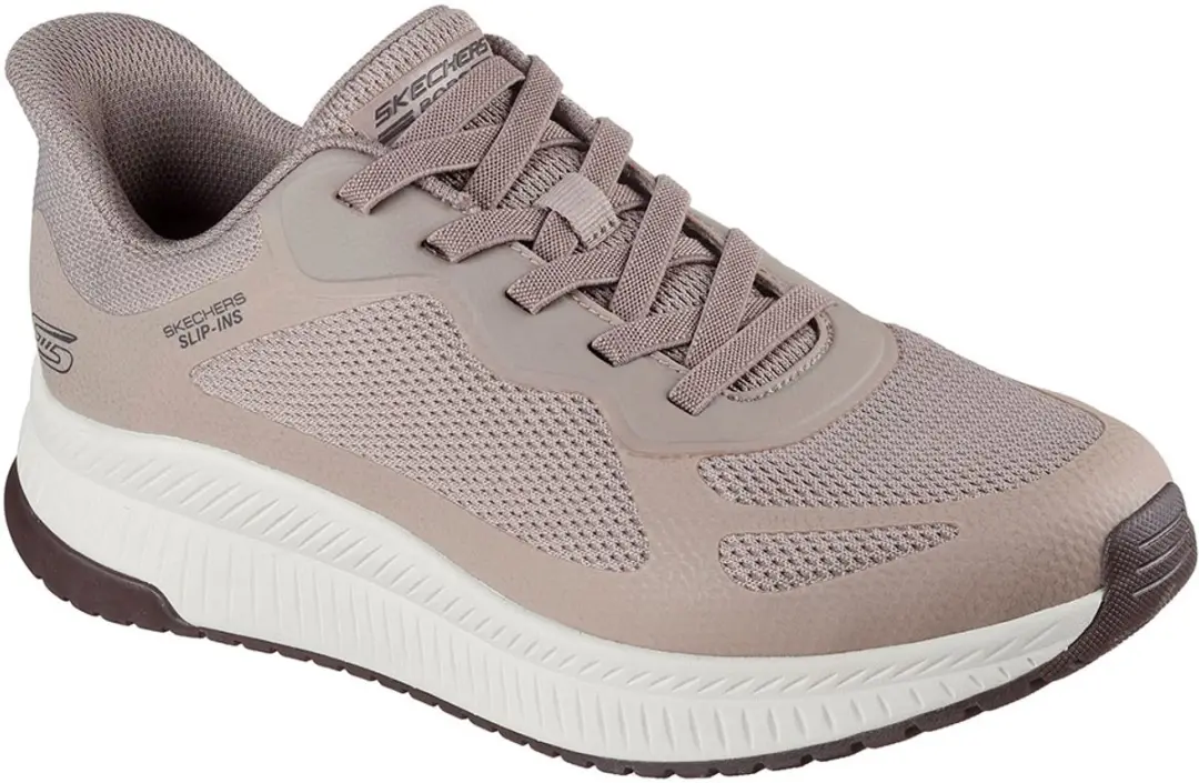 Skechers BOBS Squad 4 Heren Sneakers - Taupe - Memory Foam - afbeelding 3 van 6
