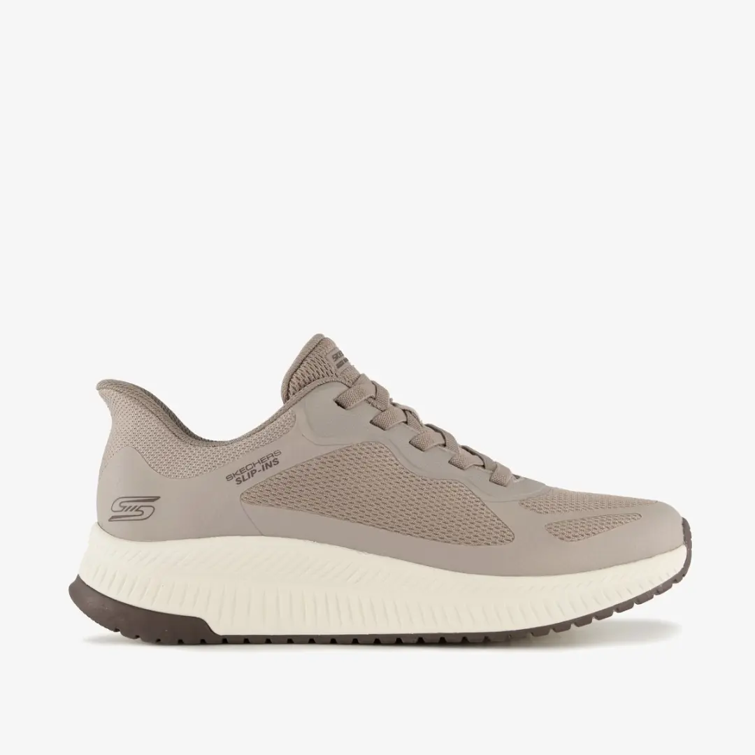 Skechers BOBS Squad 4 Heren Sneakers - Taupe - Memory Foam - afbeelding 6 van 6