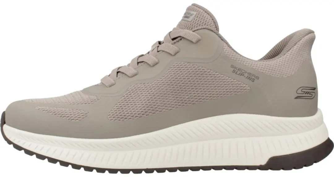 Skechers BOBS Squad 4 Heren Sneakers - Taupe - Memory Foam - afbeelding 2 van 6
