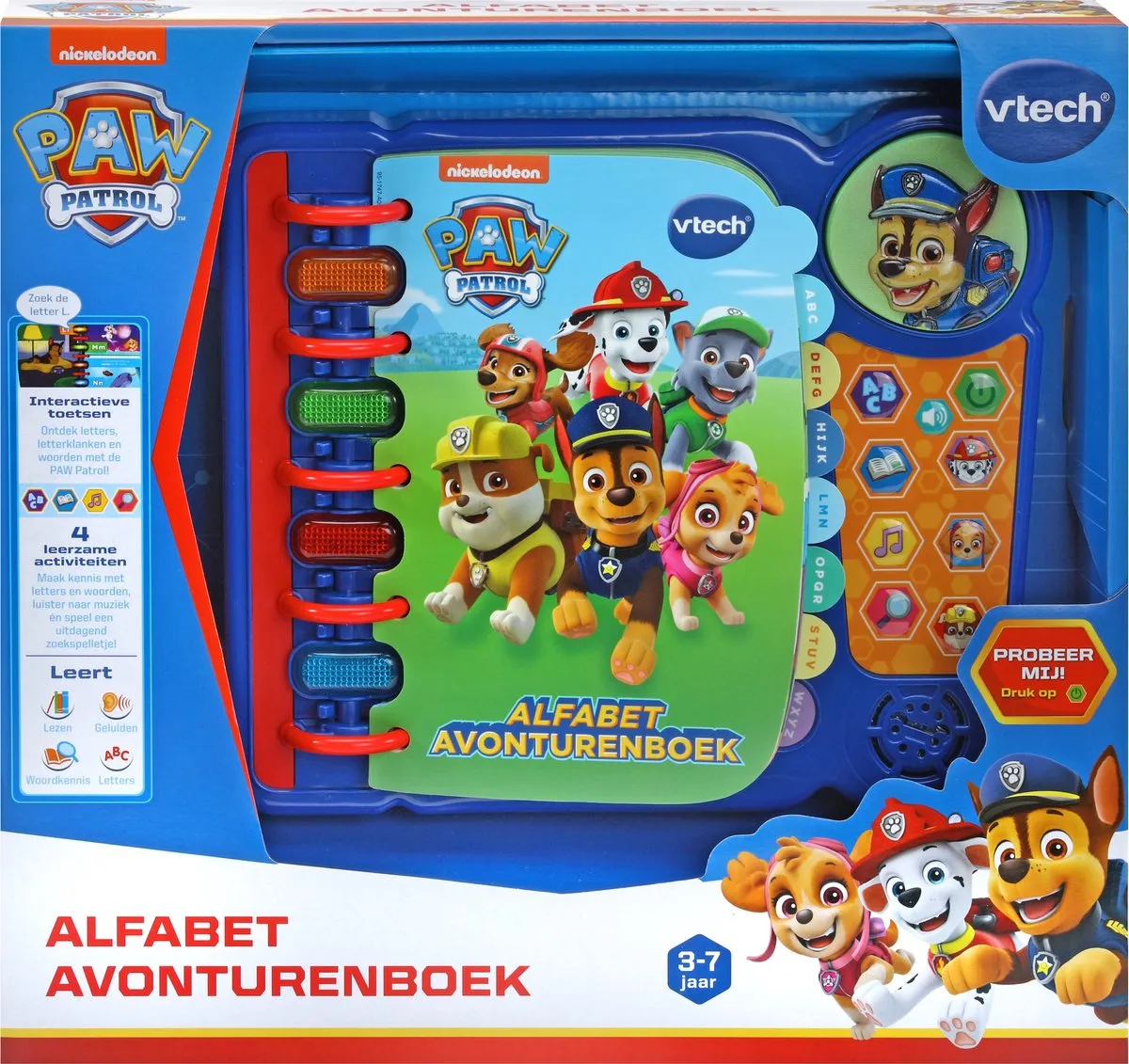 VTech PAW Patrol Alfabet Avonturenboek - Educatief Speelgoed - 3 Batterijen