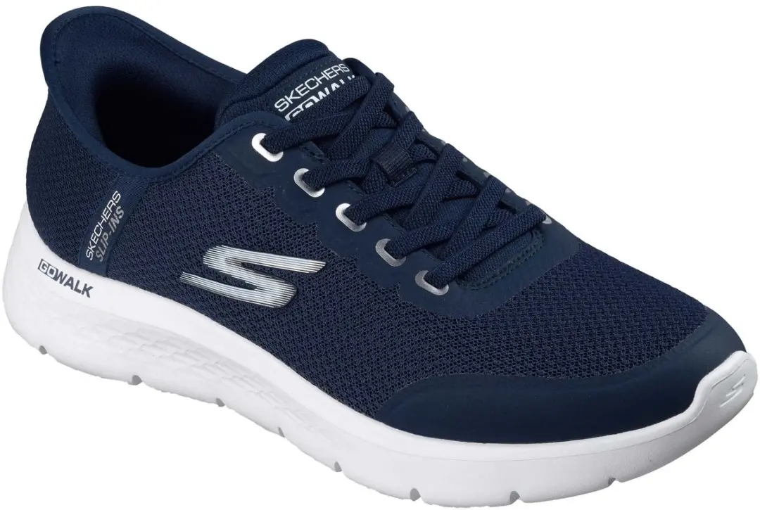 Skechers Go Walk Flex Netro Sneaker - Blauw - afbeelding 6 van 6