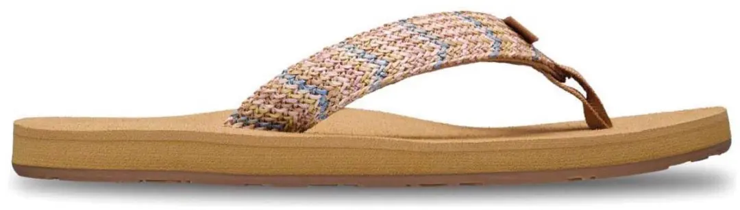 Roxy Porto Raffia Teenslippers Dames
