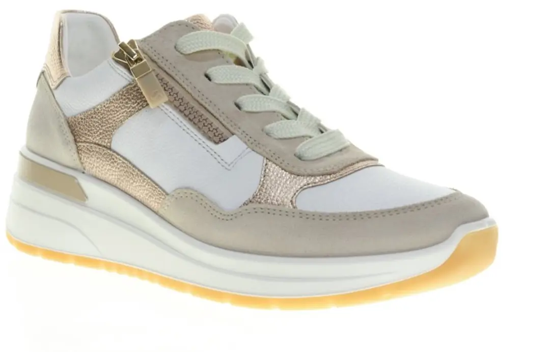Ara Garda Lage Sneakers 1257702 - Wit/Beige