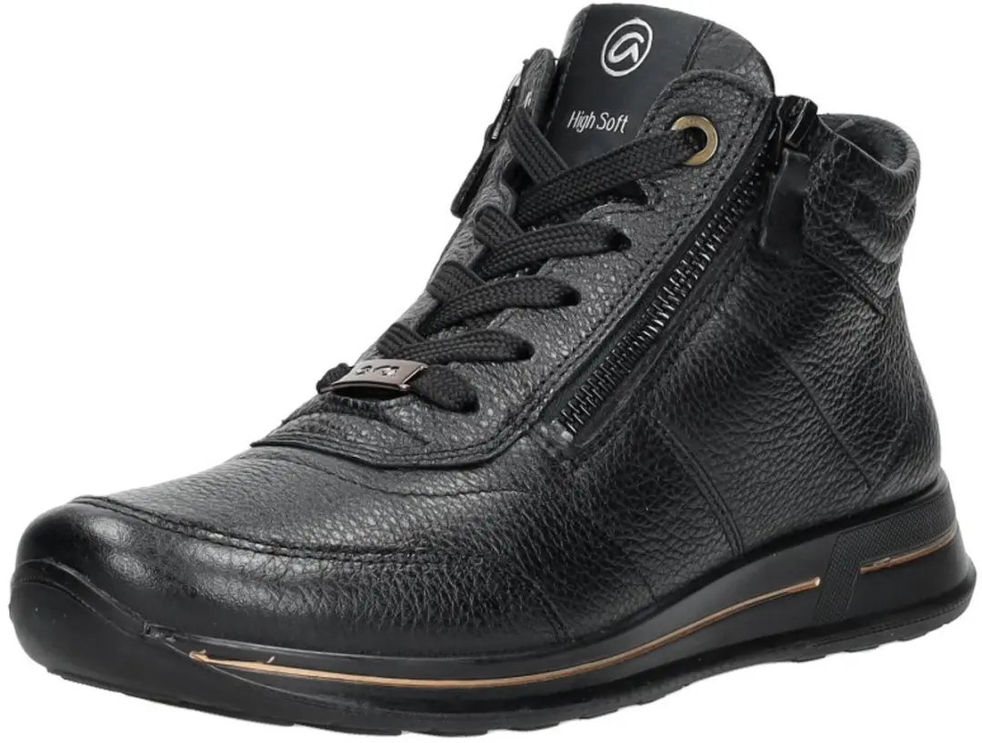 Ara 1224808 Hoge Sneakers - Zwart - Maat 41