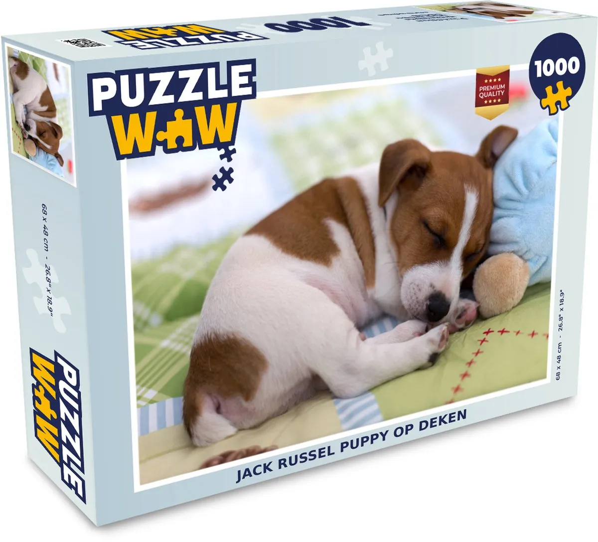 PuzzleWow Puppy Slaap Legpuzzel 1000 Stuks