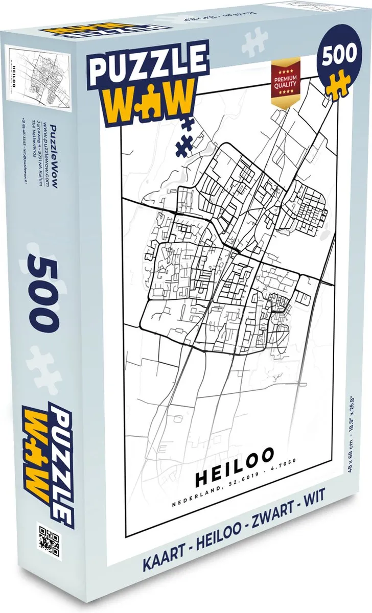 PuzzleWow Heiloo Legpuzzel 500 Stuks