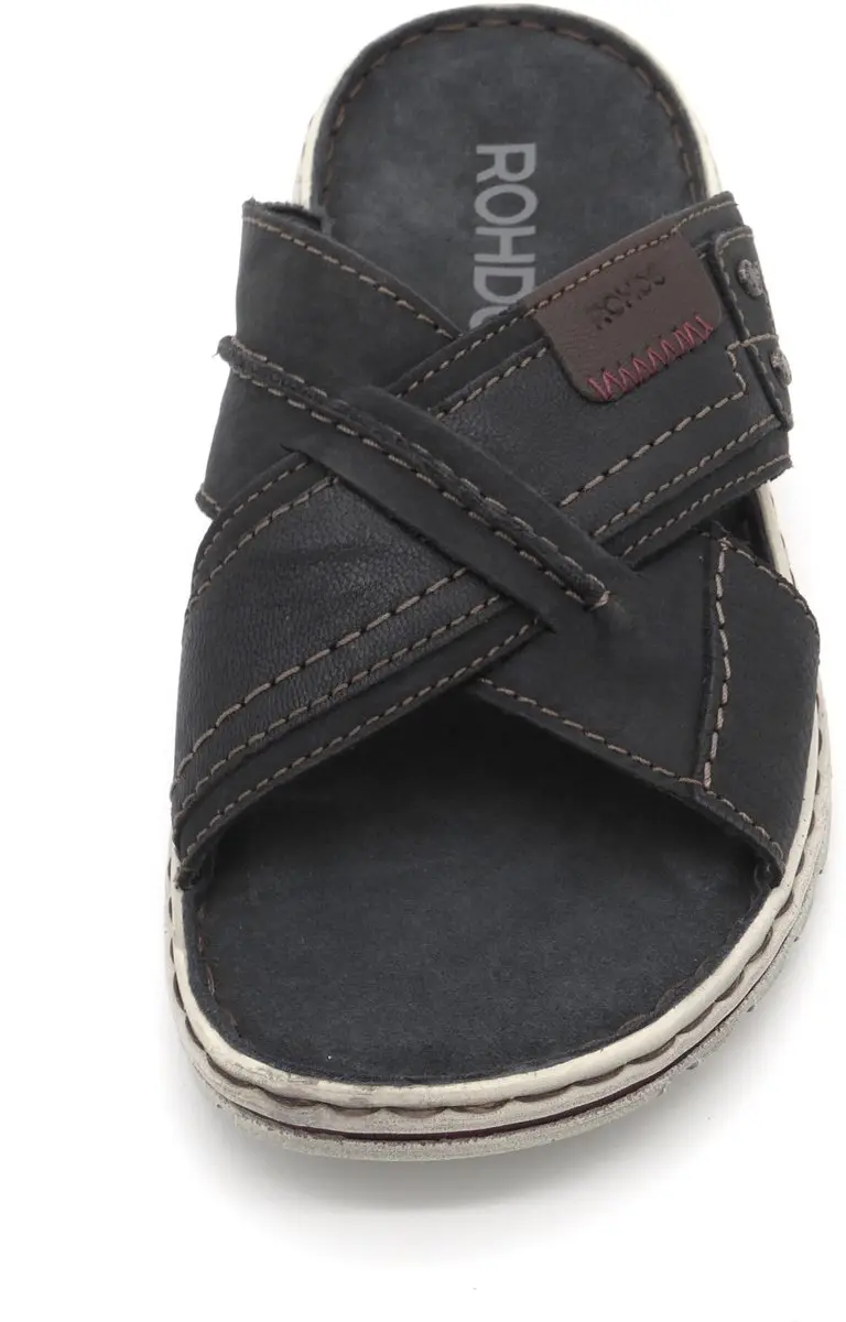 Rohde Heren Slipper 6731-56 Blauw - Maat 44