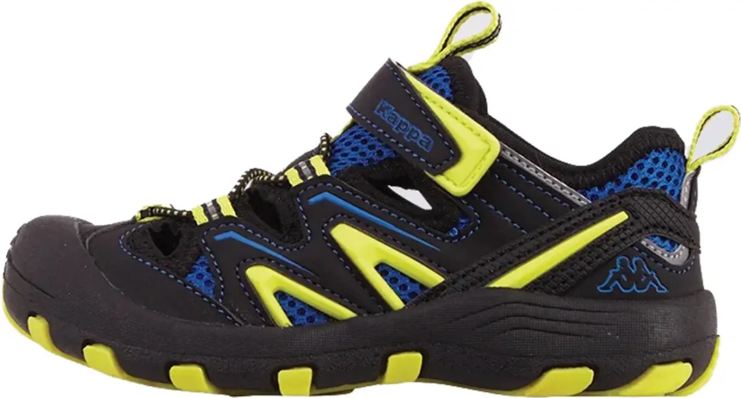 Kappa kindersandaal zomerschoenen schoenen 260682K 1133 Zwart/Lime