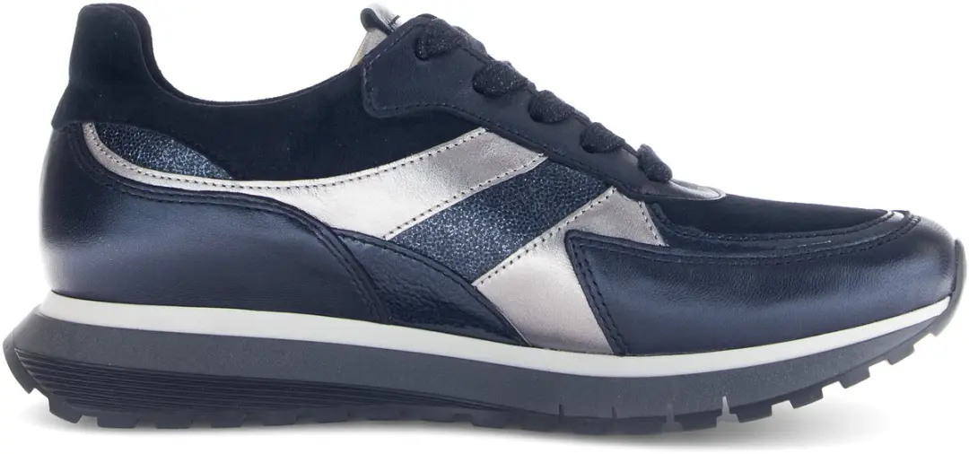Gabor Sneaker 76.375.46 Pantoffelslippers - 40.5 - Blauw/Zwart/Goud