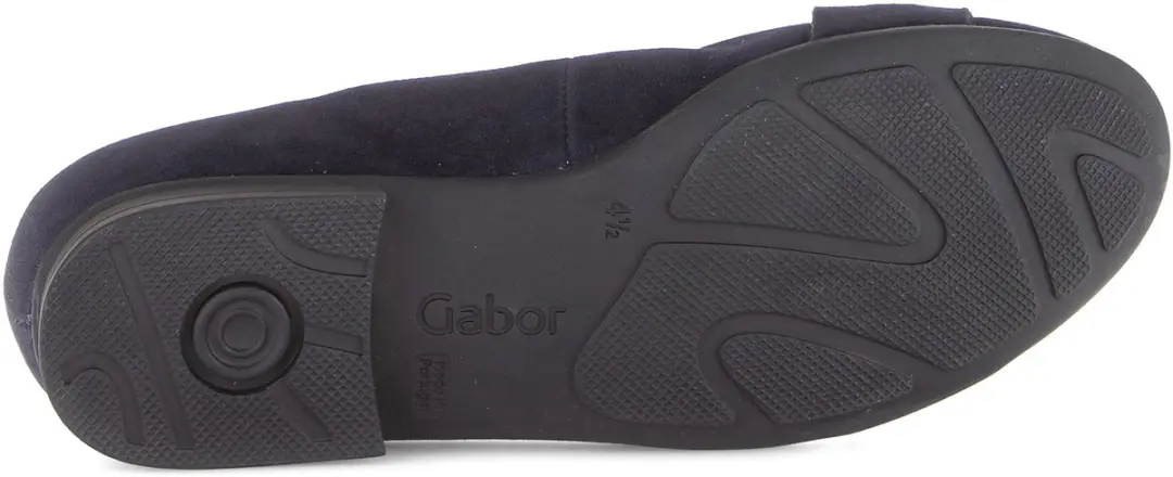 Gabor 82.465 Suède Instappers - Donkerblauw - 38.5