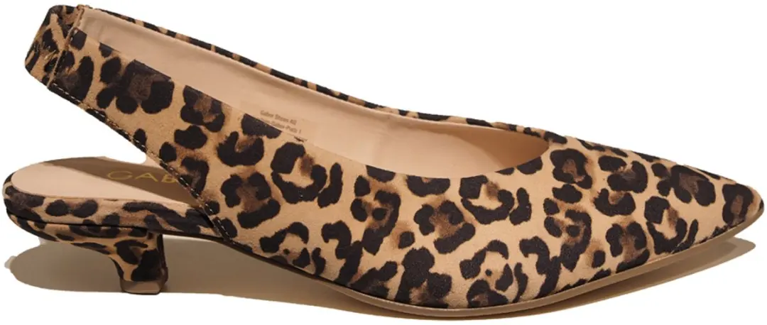 Gabor dames slingbacks met leopard print