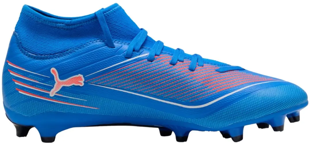 PUMA Ultra 6 Play+ FG/AG Voetbalschoenen - Blauw/Oranje/Wit - afbeelding 3 van 6