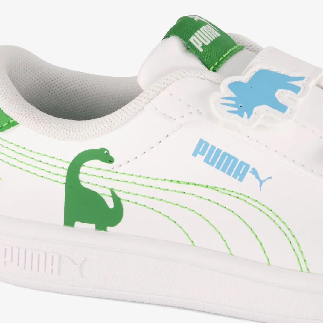 PUMA Smash 3.0 Dino V INF Sneakers - Wit - afbeelding 4 van 6