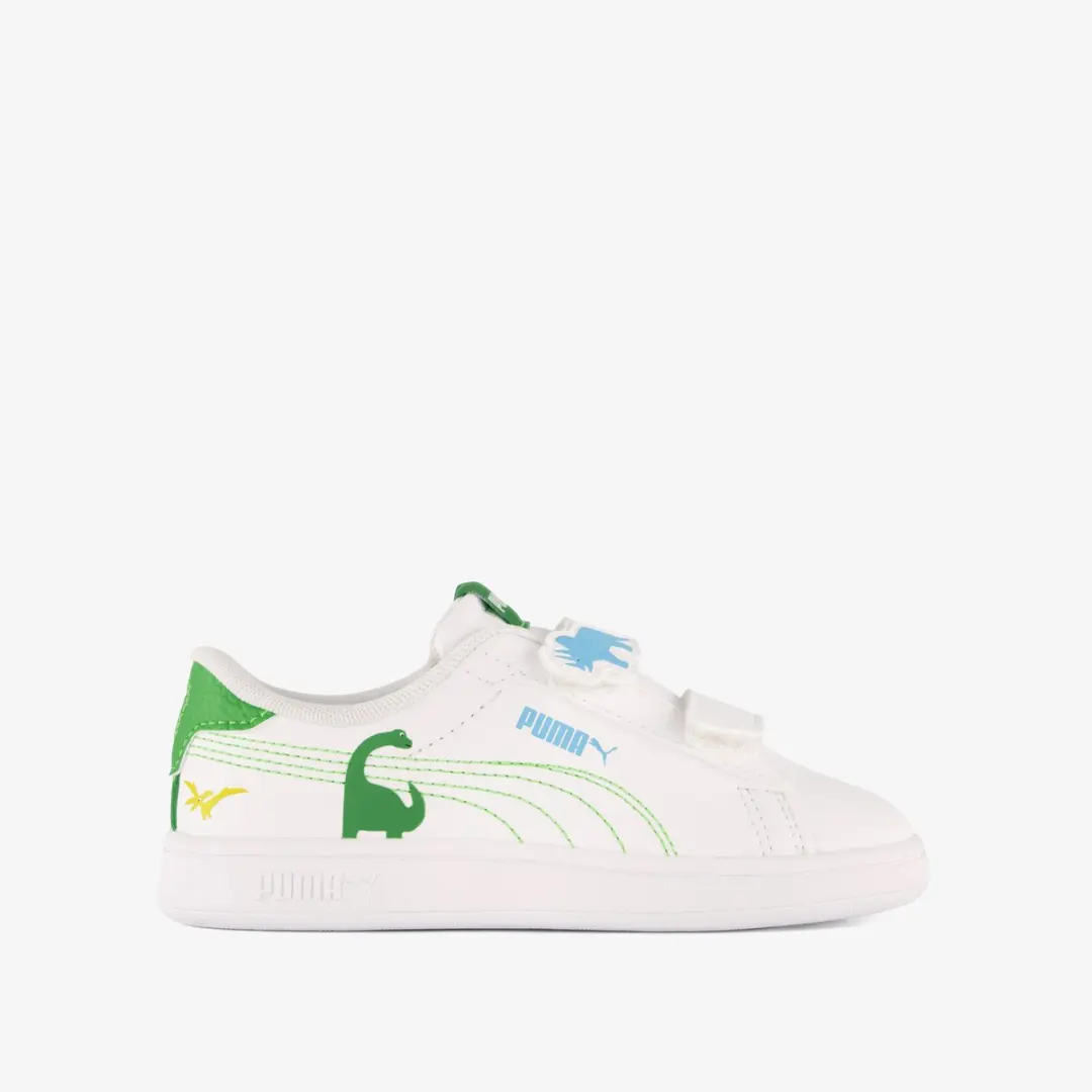PUMA Smash 3.0 Dino V INF Sneakers - Wit - afbeelding 5 van 6
