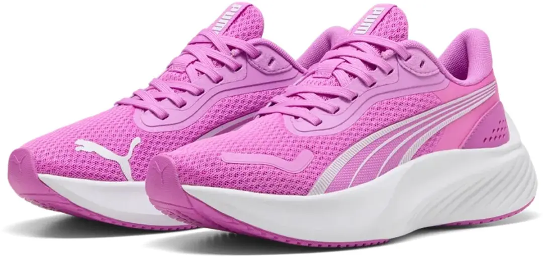 PUMA Pounce Lite Jr kindersportschoenen 401512 13 electric orchid-puma white