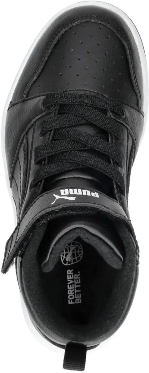 PUMA Rebound V6 Mid WTR AC+ PS Sneakers - Puma Black/White - afbeelding 5 van 6