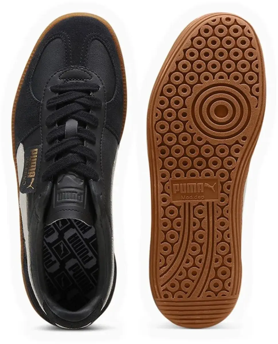 PUMA Palermo Lth Lage Sneakers - Zwart
