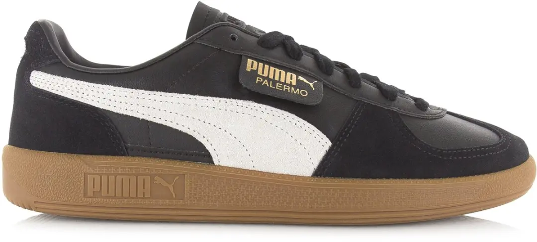PUMA Palermo Lth Lage Sneakers - Zwart