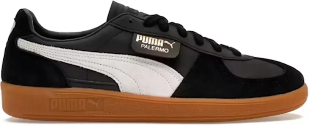 PUMA Palermo Lth Lage Sneakers - Zwart
