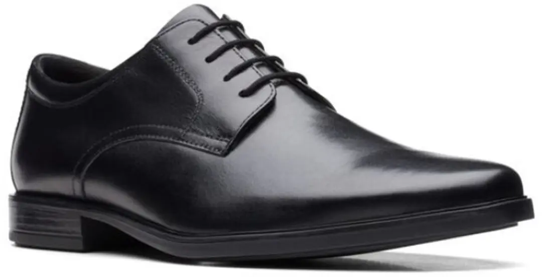 Clarks Nette Schoenen Howard Walk Zwart Wijdte H