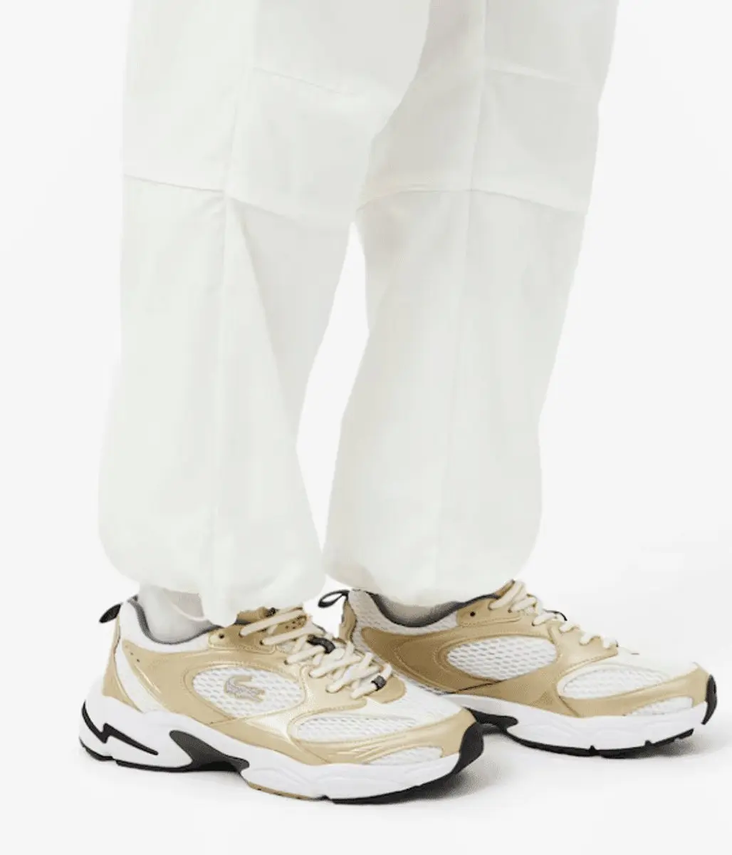 Lacoste Storm 96 Sneaker Wit-Goud - afbeelding 6 van 6