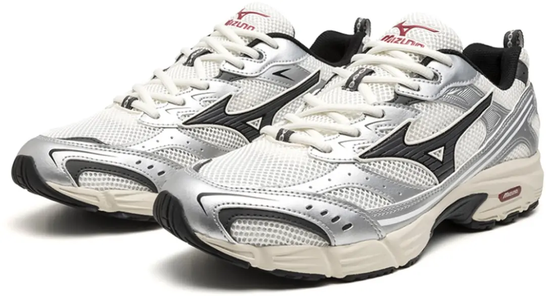 Mizuno Unisex MXR SPORT Sneakers Snow White Magnet Silver