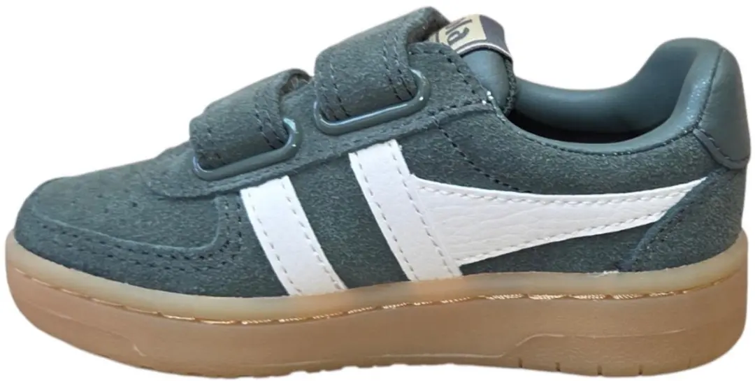 Gola Hawk Kinderschoenen 33 - Dark Khaki/Off White/Gum - afbeelding 6 van 6