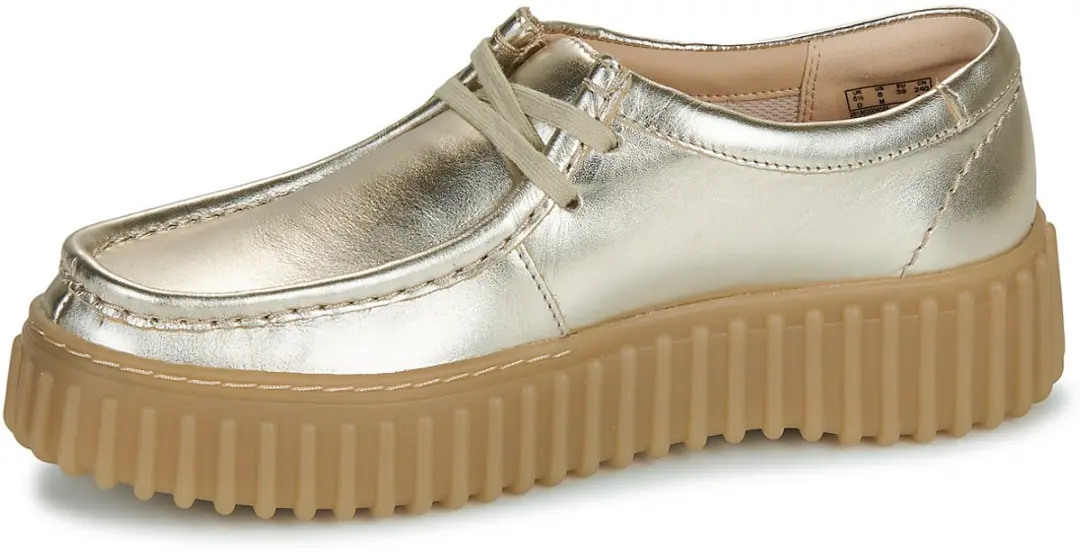 Clarks Dames Veterschoenen Torhill Bee 26186300 - Goud