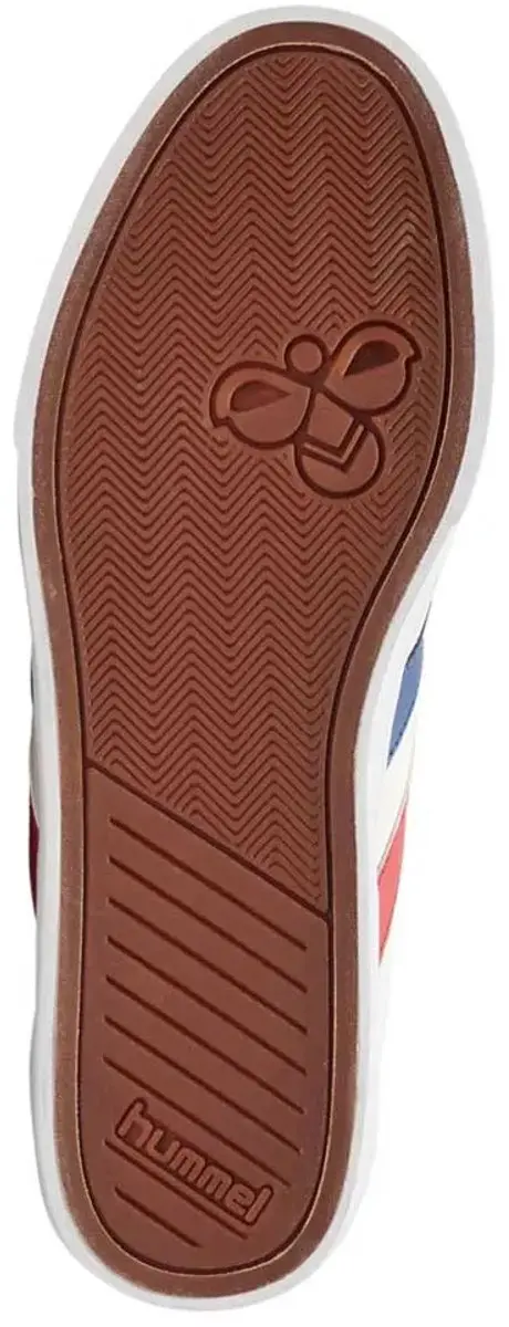 Hummel Slimmer Stadil Low - 42 - Wit/Blauw/Rood