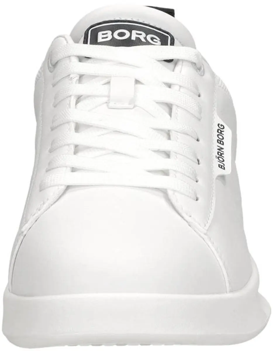 Björn Borg T2600 Heren Sneakers - Wit/Navy - afbeelding 3 van 6