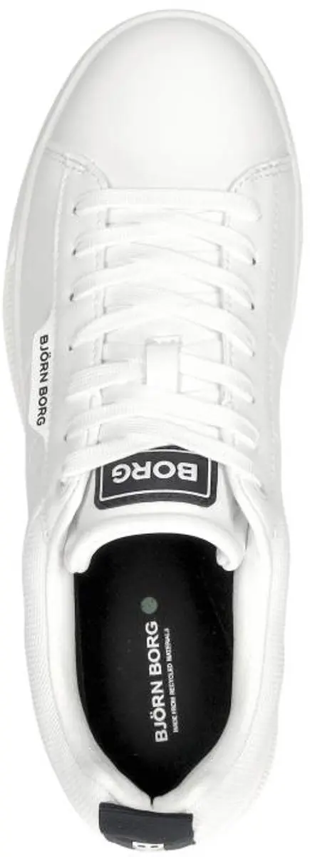 Björn Borg T2600 Heren Sneakers - Wit/Navy - afbeelding 5 van 6