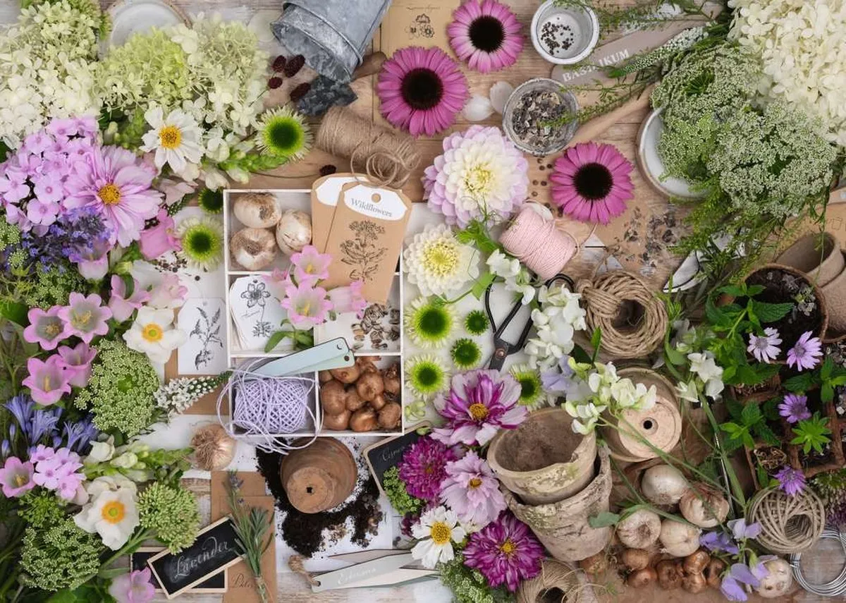 Ravensburger Voor de liefde van bloemen Legpuzzel 1000 Stuks - Multicolor
